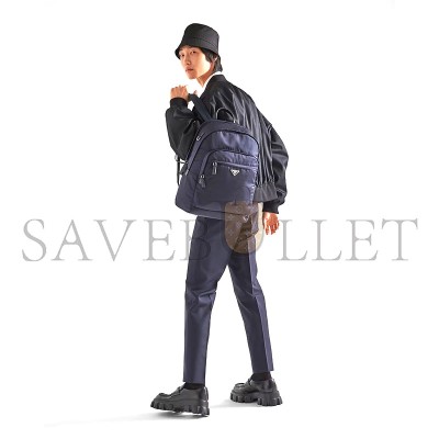 PRADA RE-NYLON AND SAFFIANO LEATHER BACKPACK 2VZ048 (43.5*31*20cm)